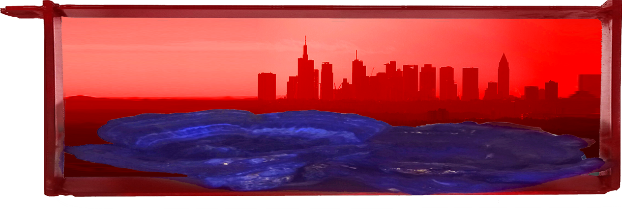 Rot-Blaues Objekt